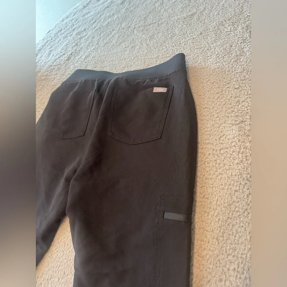 FIGS Women Scrub Pants S Black Jogger Zamora Drawstring STYLE#: W18SW2005 - Picture 8 of 15